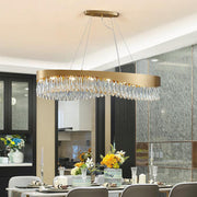 Elma Oval Crystal Chandelier