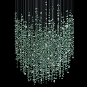 Emerald Rainfall Crystal Customize Chandelier
