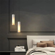 Alabaster Modern Cylindrical Round Chandelier  79
