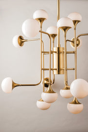 Astoria Modern Brass Chandelier