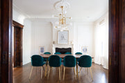 Astoria Modern Brass Chandelier