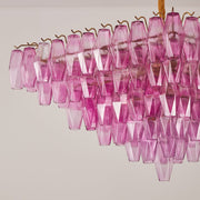 Fuchsia Prism Empire Chandelier