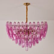 Fuchsia Prism Empire Chandelier