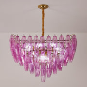 Fuchsia Prism Empire Chandelier