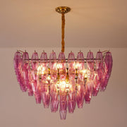 Fuchsia Prism Empire Chandelier