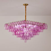 Fuchsia Prism Empire Chandelier