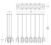 Ranti Linear Chandelier