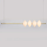Gem 4 Linear Glass Pendant - 60 inch