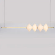Gem 4 Linear Glass Pendant - 60 inch