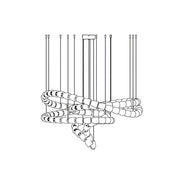 Gabriel Gold Chandelier