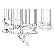 Gabriel Gold Chandelier