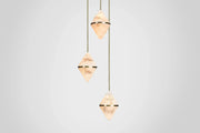 Gem Circular Cluster Alabaster Chandelier 3