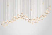 Gem Wave Alabaster Chandelier 48