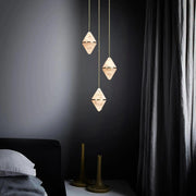 Gem Circular Cluster Alabaster Chandelier 3