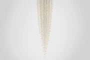 Gem Conical Cluster  Alabaster Chandelier 150 Lights