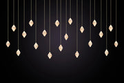 Gem Rectangular Alabaster Chandelier 20