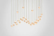 Gem Wave Alabaster Chandelier 26