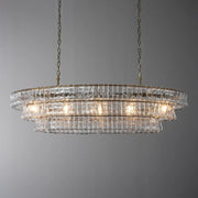 Amor Ghiaccio Glass Oval Chandelier 54