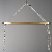 Amor Ghiaccio Glass Oval Chandelier 54