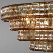 Amor Ghiaccio Glass Oval Chandelier 54