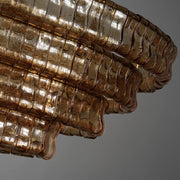 Amor Ghiaccio Glass Oval Chandelier 54