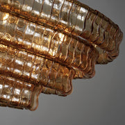 Amor Ghiaccio Glass Oval Chandelier 54