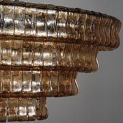 Amor Ghiaccio Glass Oval Chandelier 54