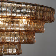 Amor Ghiaccio Glass Oval Chandelier 54