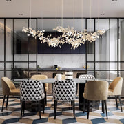 Double Layer Combination Gingko Chandelier
