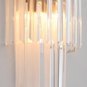 Gold Layered Crystal Wall Lamp