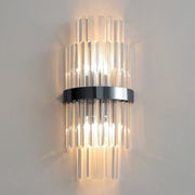 Gold Layered Crystal Wall Lamp
