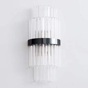 Gold Layered Crystal Wall Lamp