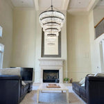 Grentl 5-Tier Round Crystal Chandelier 48