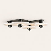 Median Alabaster Flush mount - 4 Surface