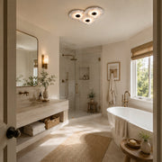 Median Alabaster Flush mount - 3 Surface