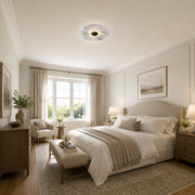 Median Alabaster Flush mount Wall Sconce
