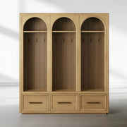 Haven Triple Entryway Cabinet in Oak 70