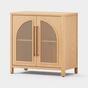 Haven Cane Oak Storage Cabinet 32”W - Themodhome product image 03