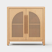 Haven Cane Oak Storage Cabinet 32”W - Themodhome product image 01