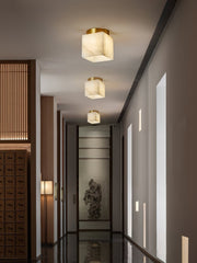 Budnick  Alabaster Ceiling Light