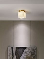 Budnick  Alabaster Ceiling Light