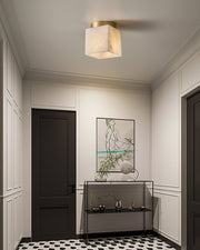Budnick  Alabaster Ceiling Light