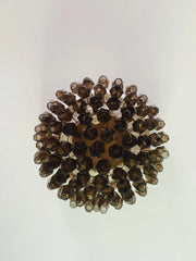 Murano Chandelier – Poliedri – 84 glasses – Dark smoked