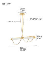 LED Tubular Alabaster Shades Ceiling Pendant Lamp 49