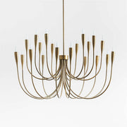 Liona Large Brass Candelabra Chandelier Light