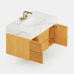 Indra Oak Bathroom Vanity & LED Mirror Set - Themodhome product image 06