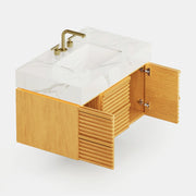 Indra Oak Bathroom Vanity & LED Mirror Set - Themodhome product image 06