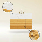 Indra Oak Bathroom Vanity & LED Mirror Set - Themodhome product image 09