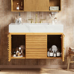 Indra Oak Bathroom Vanity & LED Mirror Set - Themodhome product image 12