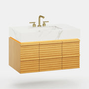 Indra Oak Bathroom Vanity & LED Mirror Set - Themodhome product image 04